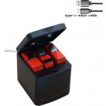 TopTechnology Nabíječka baterií AHDBT-501 GoPro Hero 8 3 kusy recenze, cena, návod